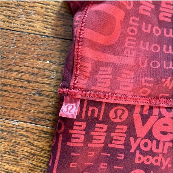 Lululemon Athletica Red Graphic Top - Picture 4 of 6